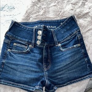 American Eagle Outfitters Dark Blue Jean Shorts